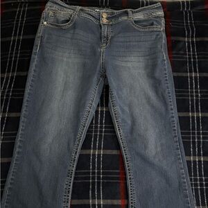 Wallflower Women's Blue Boot Cut Jeans